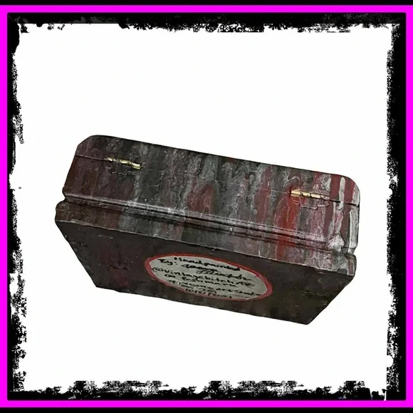New Artisan Hand Painted By Me Gothic Poured Vintage Cigar Box By Arturo Fuente